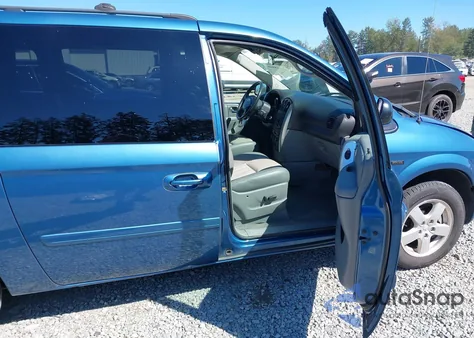 2006 Dodge Grand Caravan Sxt из США, поврежденный, VIN 2D4GP44L66R724167